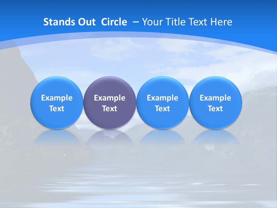 Mountains And Water PowerPoint Template