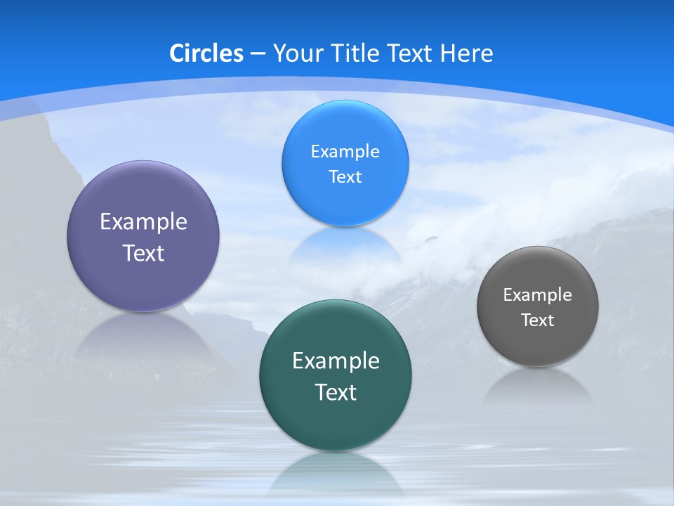 Mountains And Water PowerPoint Template