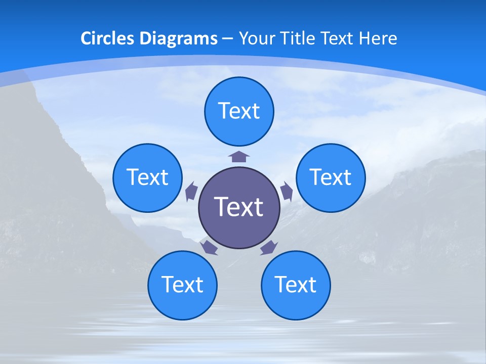 Mountains And Water PowerPoint Template