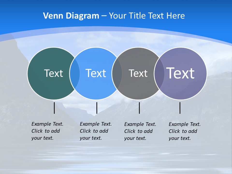 Mountains And Water PowerPoint Template