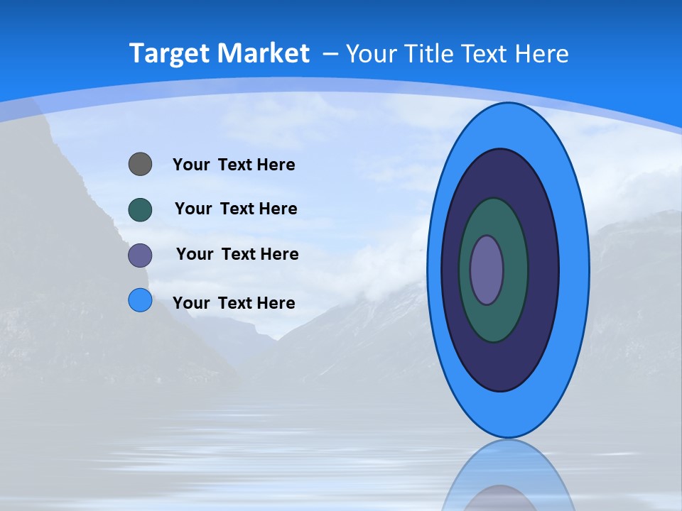 Mountains And Water PowerPoint Template