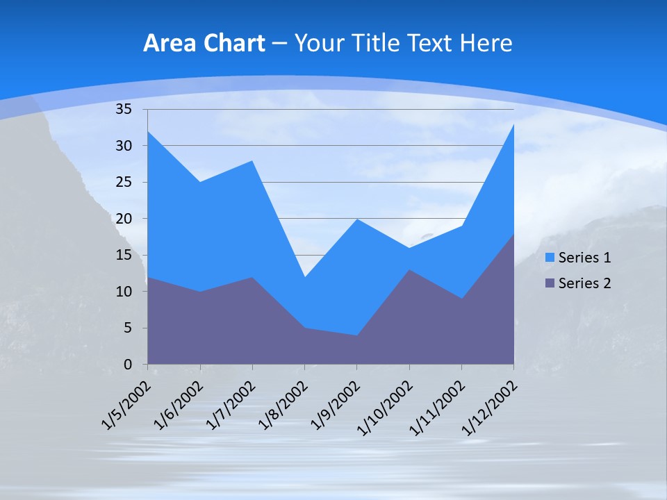 Mountains And Water PowerPoint Template