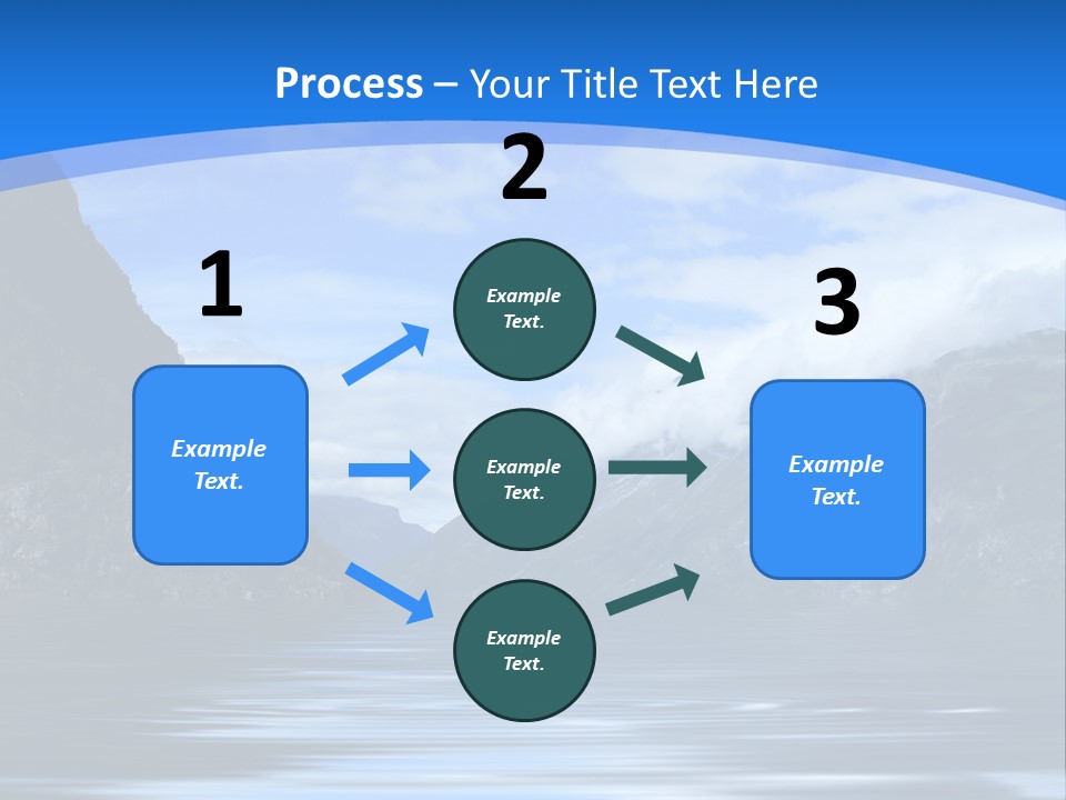 Mountains And Water PowerPoint Template