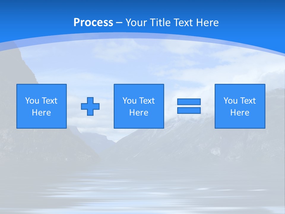 Mountains And Water PowerPoint Template