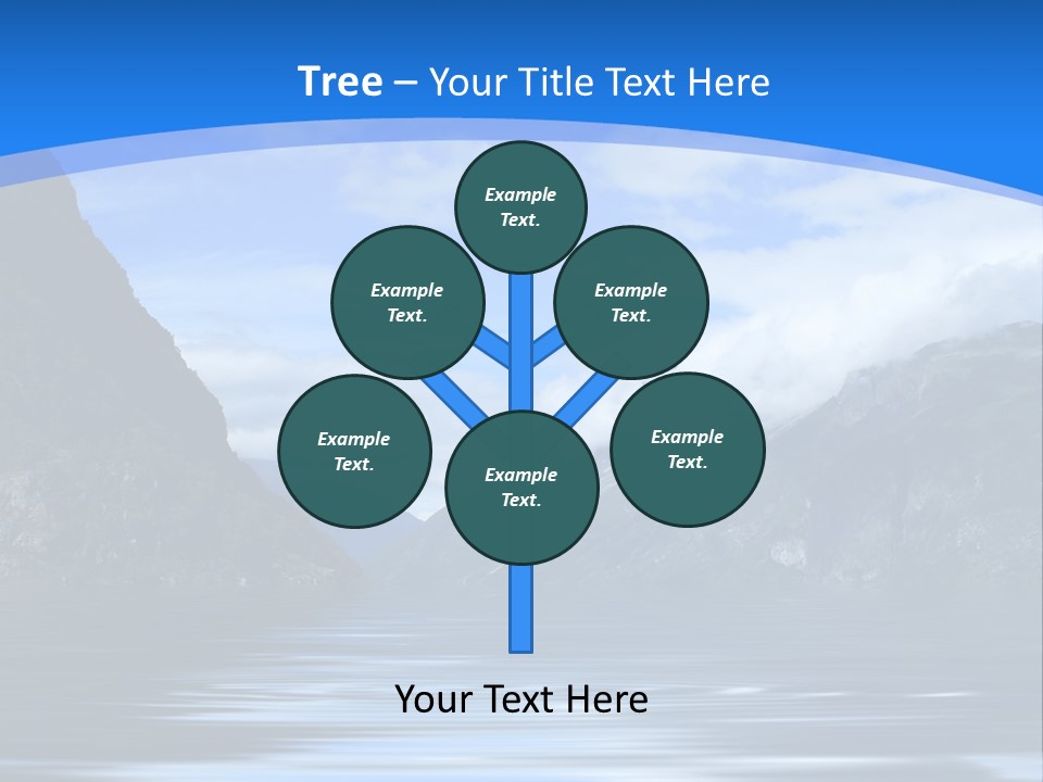 Mountains And Water PowerPoint Template
