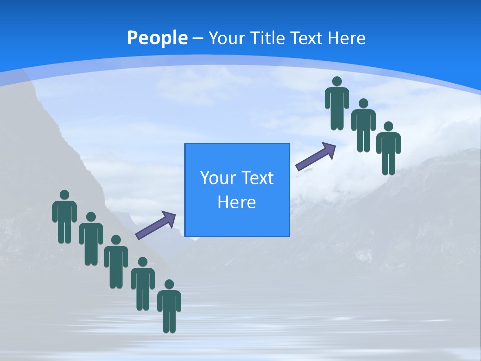 Mountains And Water PowerPoint Template