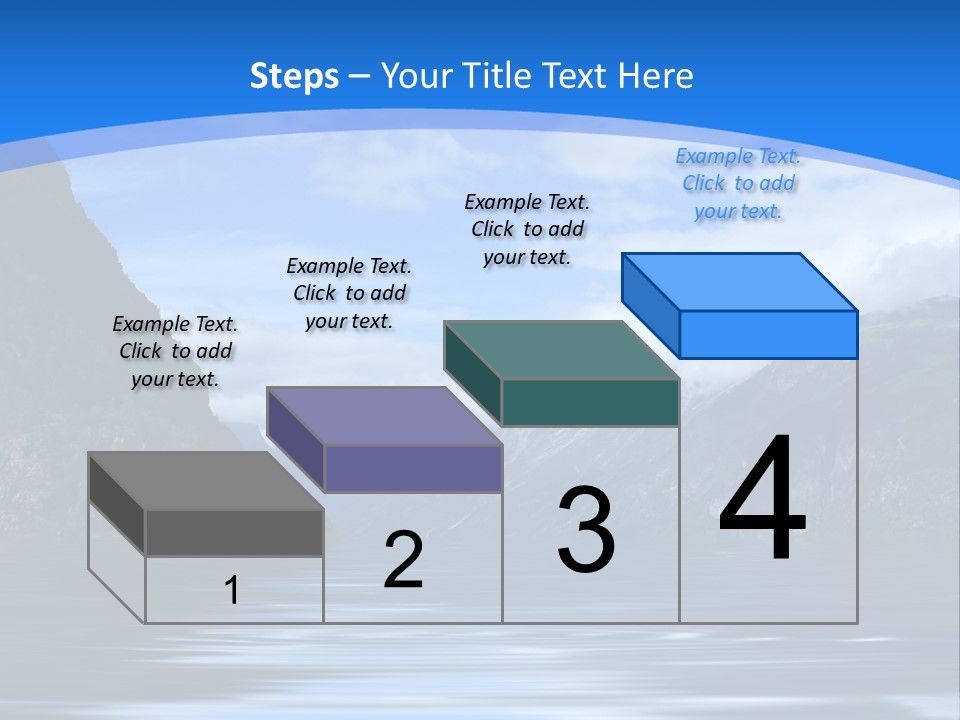 Mountains And Water PowerPoint Template