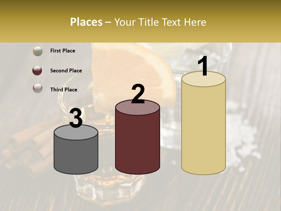 Orange, Cinnamon And Whiskey PowerPoint Template