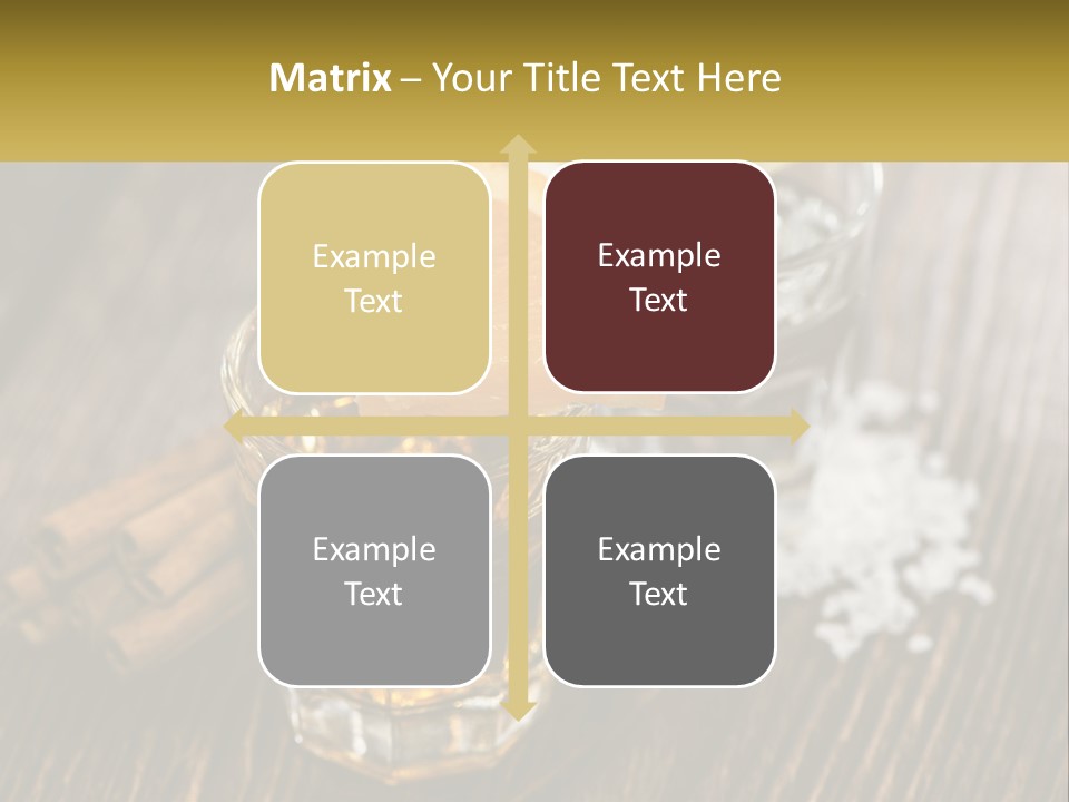 Orange, Cinnamon And Whiskey PowerPoint Template