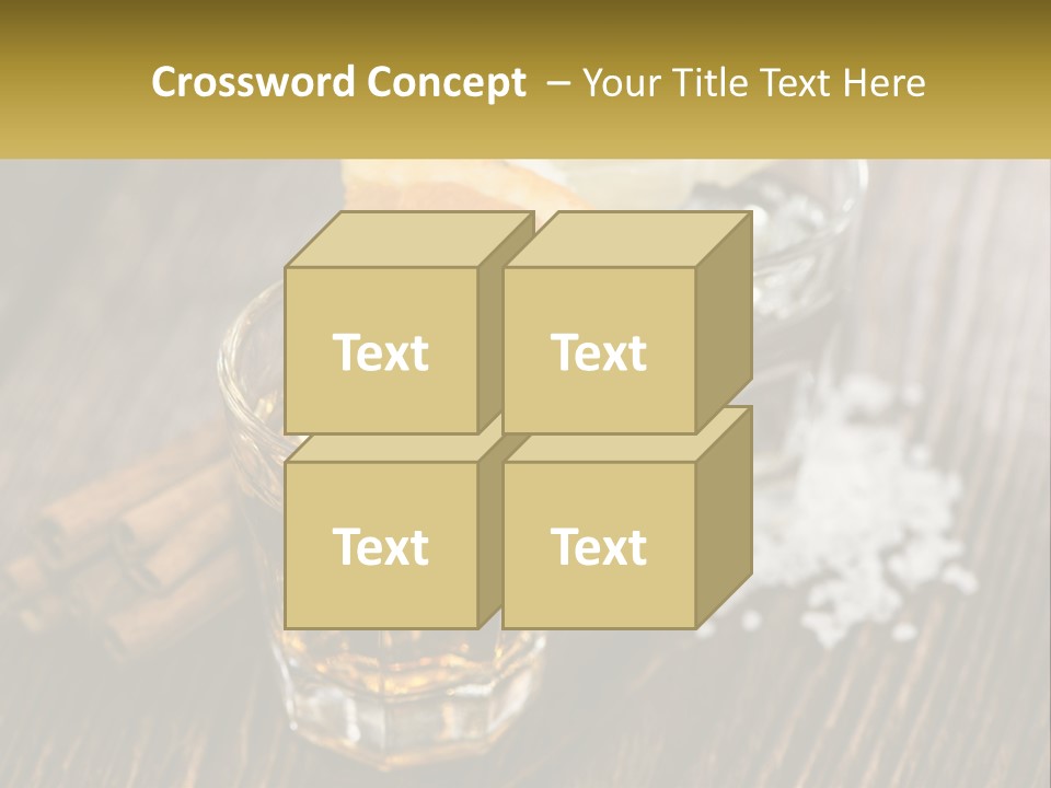Orange, Cinnamon And Whiskey PowerPoint Template