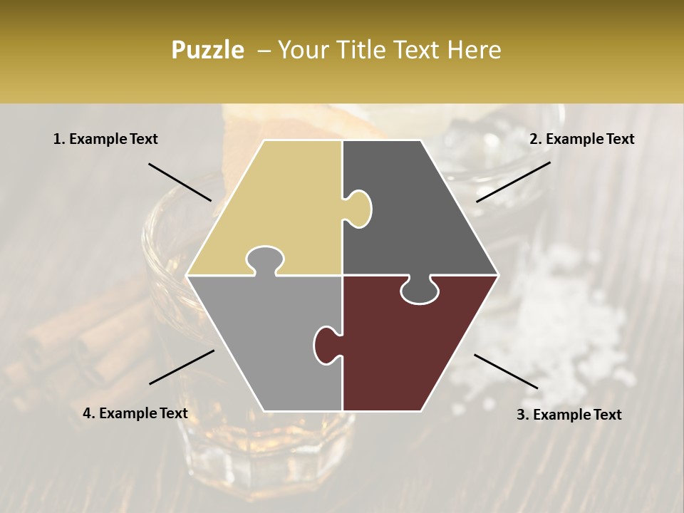 Orange, Cinnamon And Whiskey PowerPoint Template