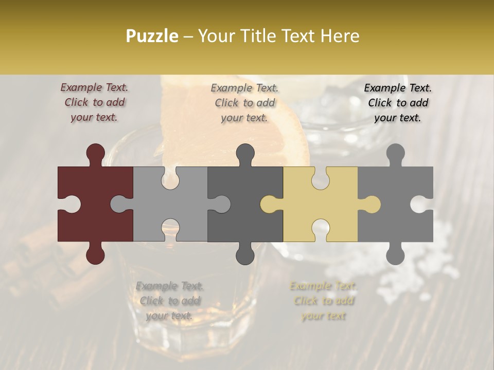 Orange, Cinnamon And Whiskey PowerPoint Template