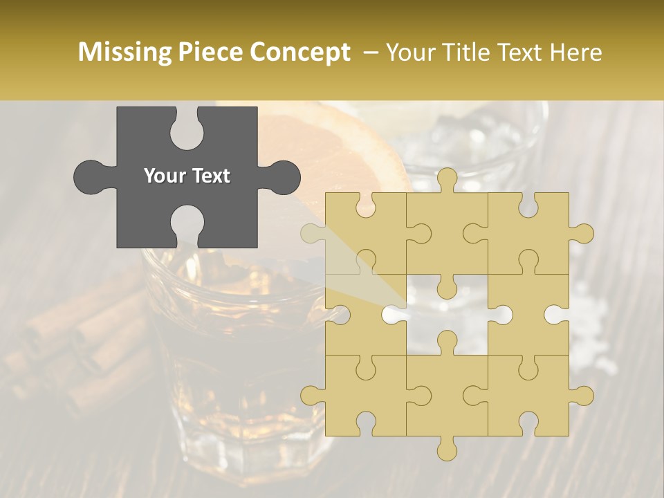 Orange, Cinnamon And Whiskey PowerPoint Template