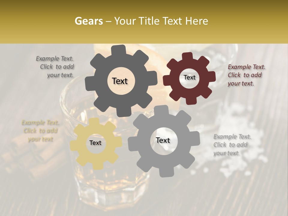 Orange, Cinnamon And Whiskey PowerPoint Template