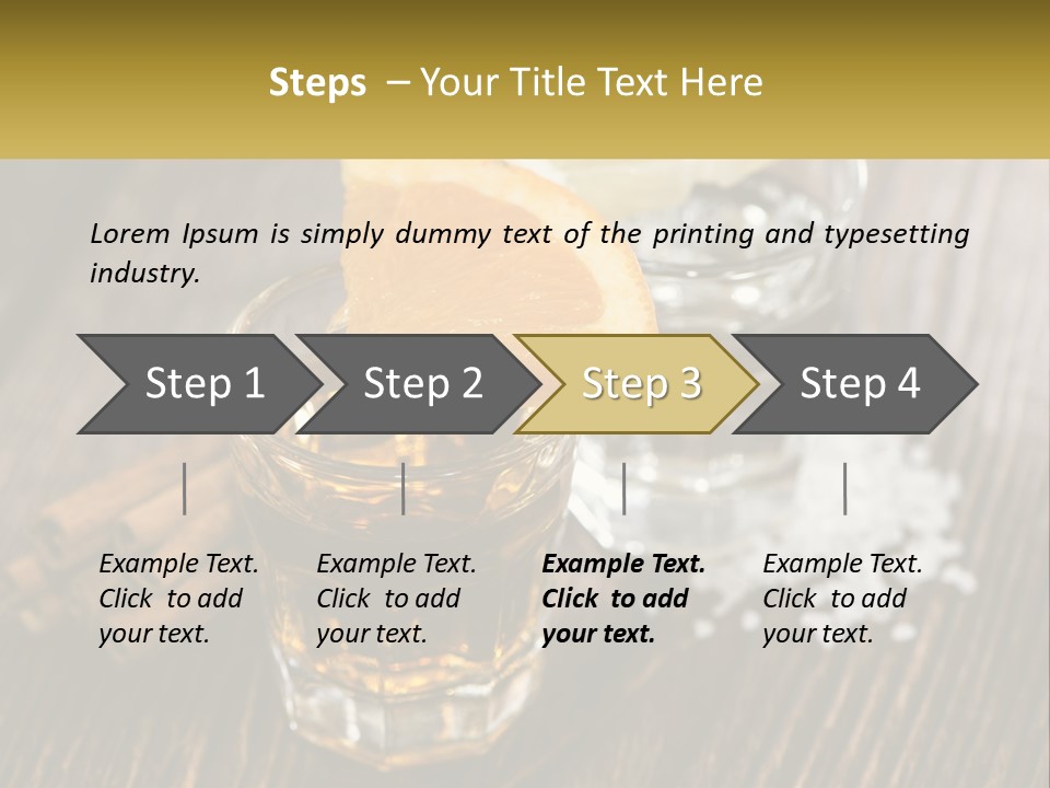 Orange, Cinnamon And Whiskey PowerPoint Template