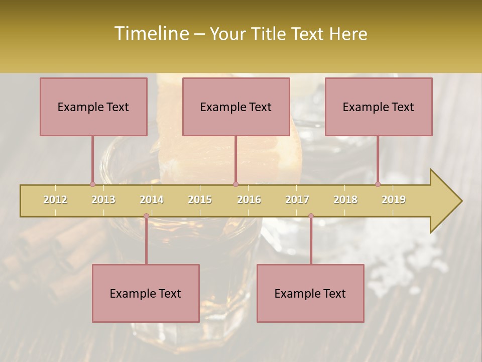 Orange, Cinnamon And Whiskey PowerPoint Template