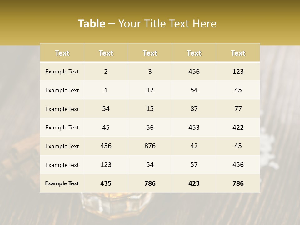 Orange, Cinnamon And Whiskey PowerPoint Template