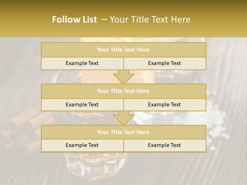 Orange, Cinnamon And Whiskey PowerPoint Template