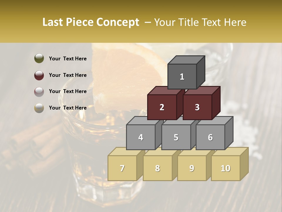 Orange, Cinnamon And Whiskey PowerPoint Template