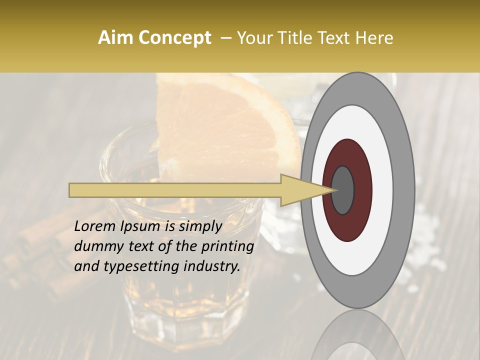 Orange, Cinnamon And Whiskey PowerPoint Template