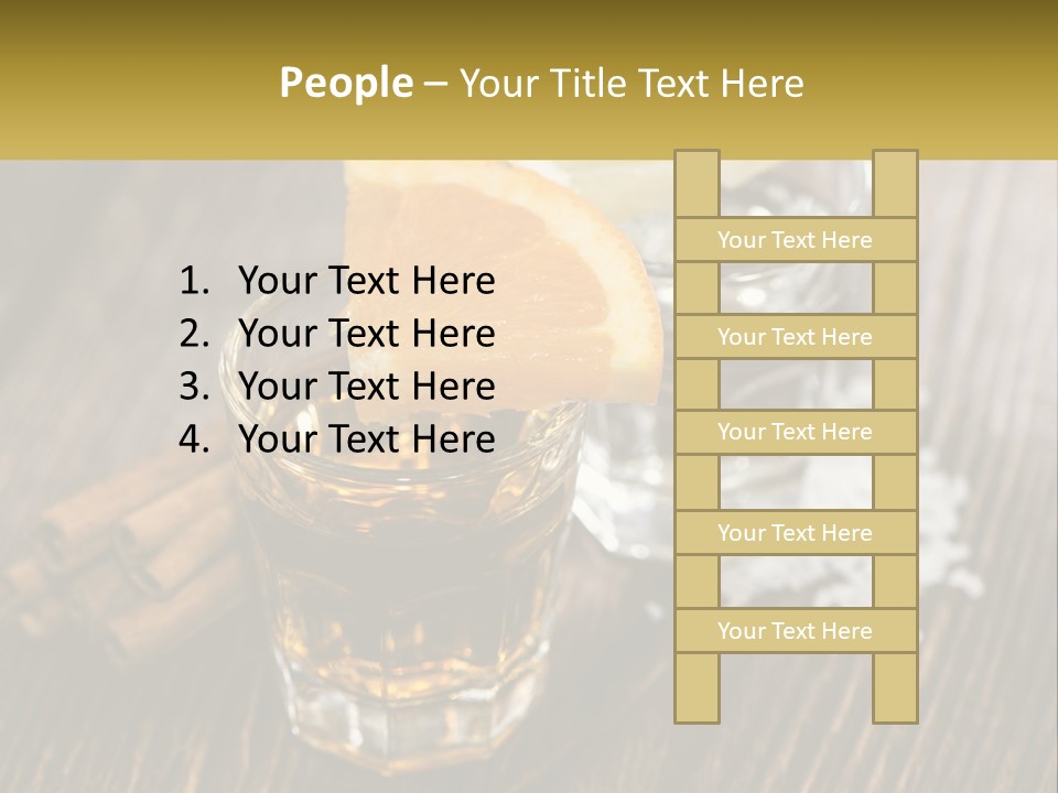 Orange, Cinnamon And Whiskey PowerPoint Template