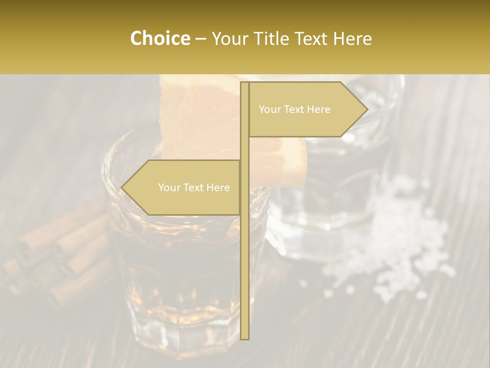 Orange, Cinnamon And Whiskey PowerPoint Template