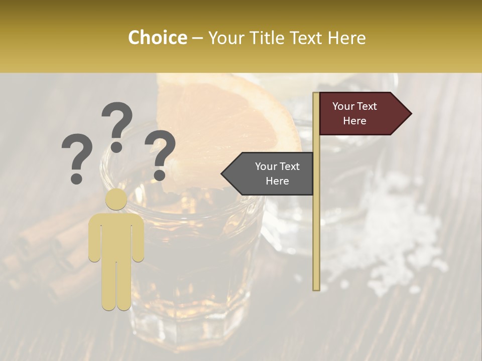 Orange, Cinnamon And Whiskey PowerPoint Template
