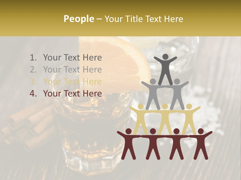 Orange, Cinnamon And Whiskey PowerPoint Template