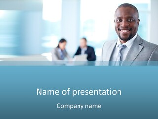 A Member Of The Team PowerPoint Template