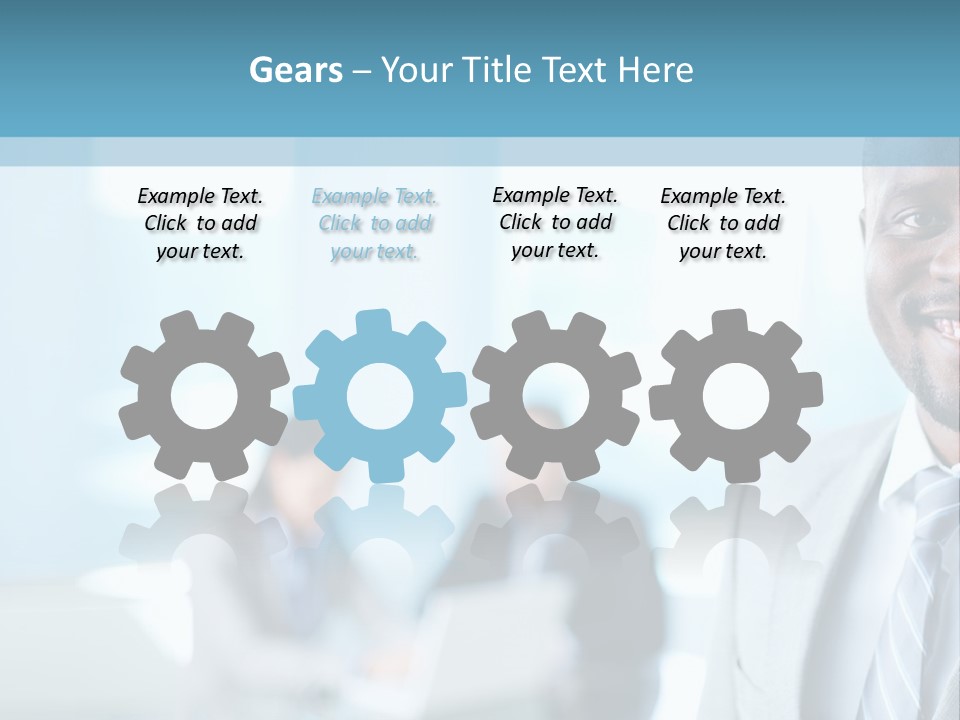 A Member Of The Team PowerPoint Template