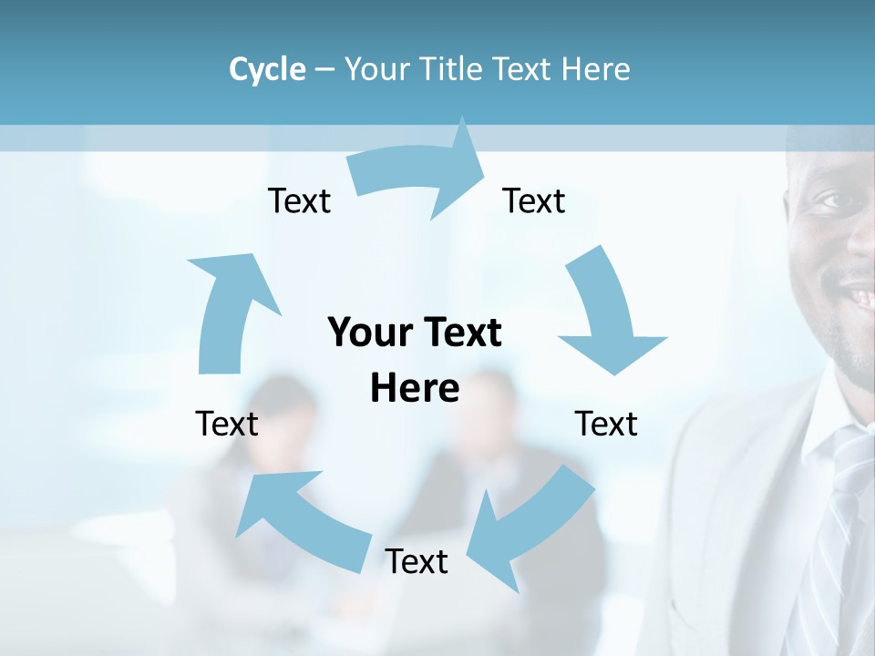 A Member Of The Team PowerPoint Template