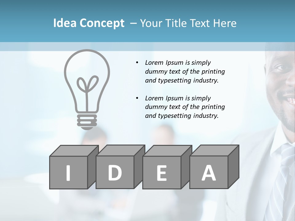 A Member Of The Team PowerPoint Template