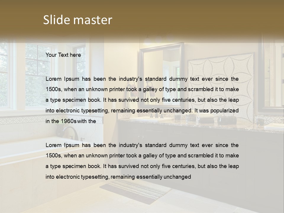 Bathroom Interior PowerPoint Template