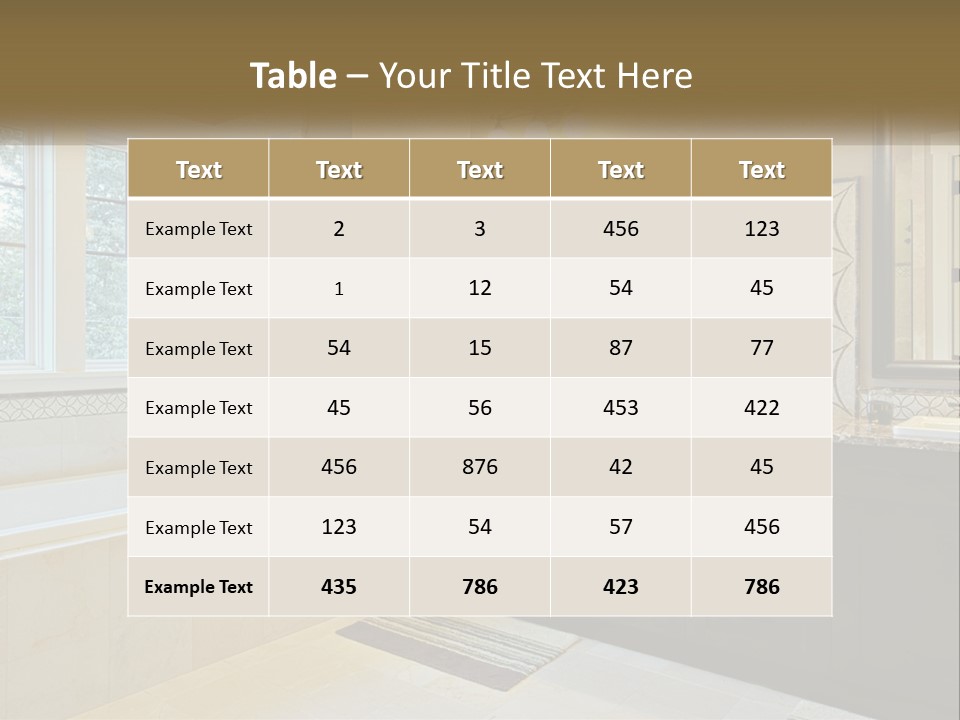 Bathroom Interior PowerPoint Template