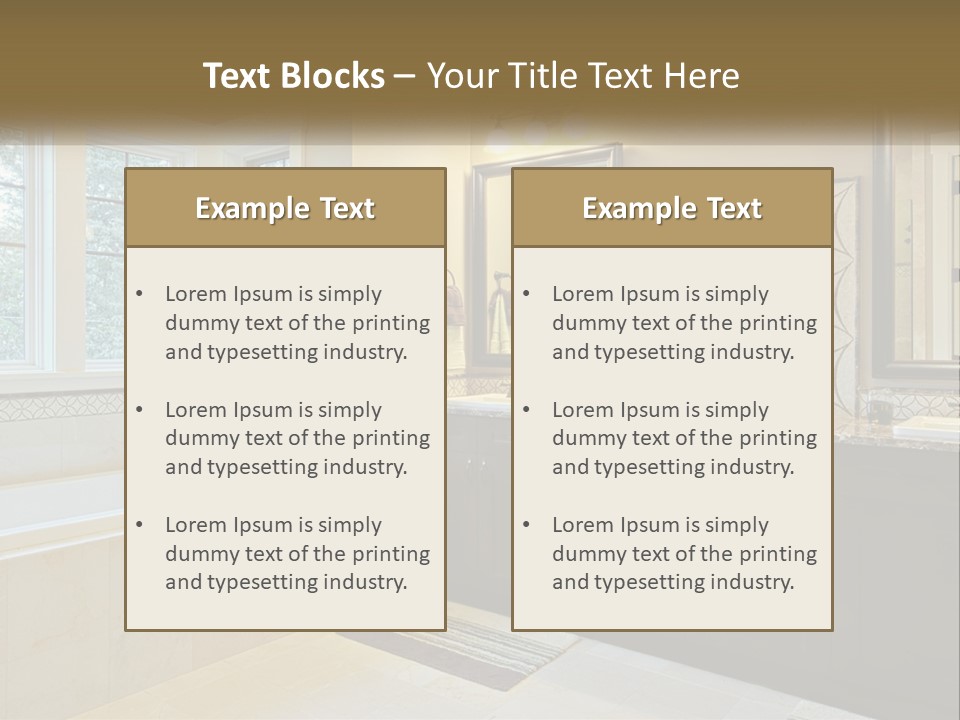 Bathroom Interior PowerPoint Template