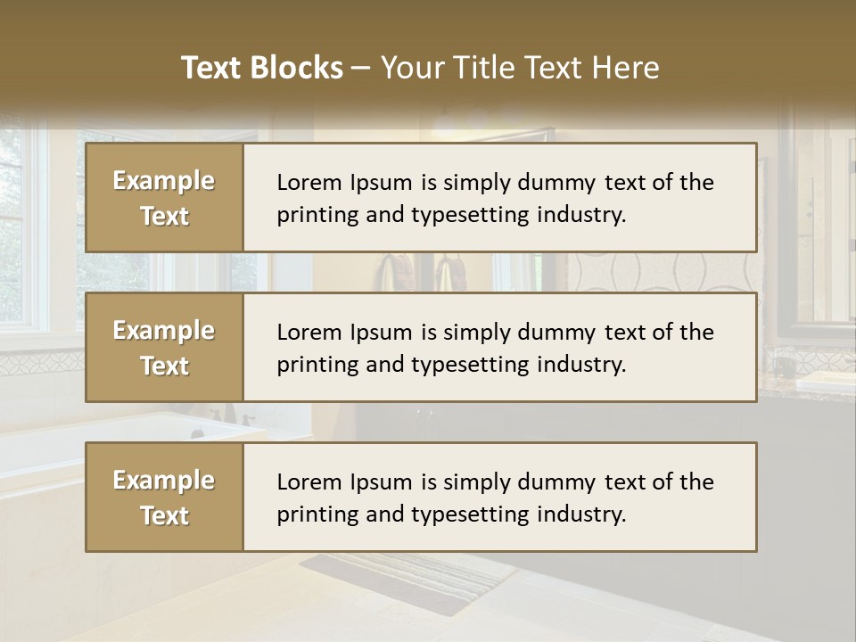 Bathroom Interior PowerPoint Template