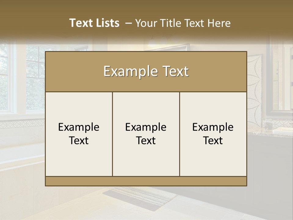 Bathroom Interior PowerPoint Template