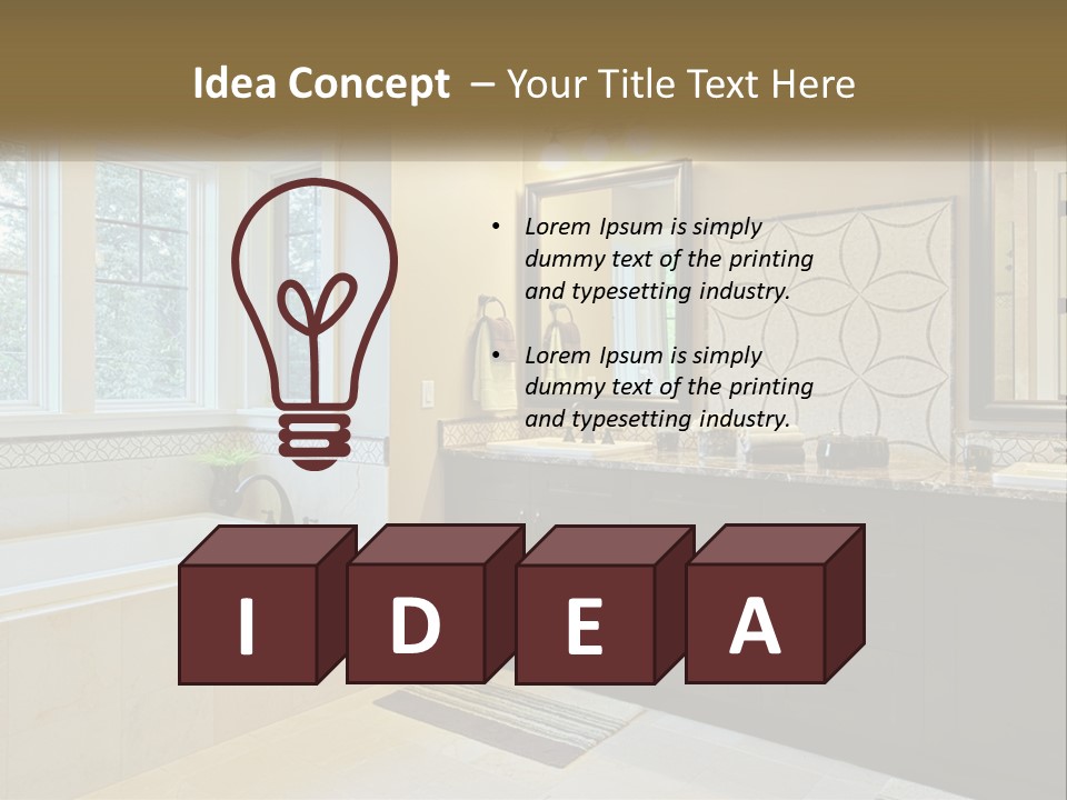 Bathroom Interior PowerPoint Template