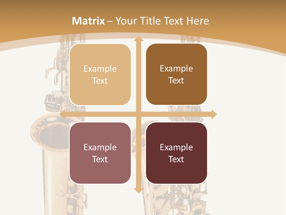 Saxophone PowerPoint Template
