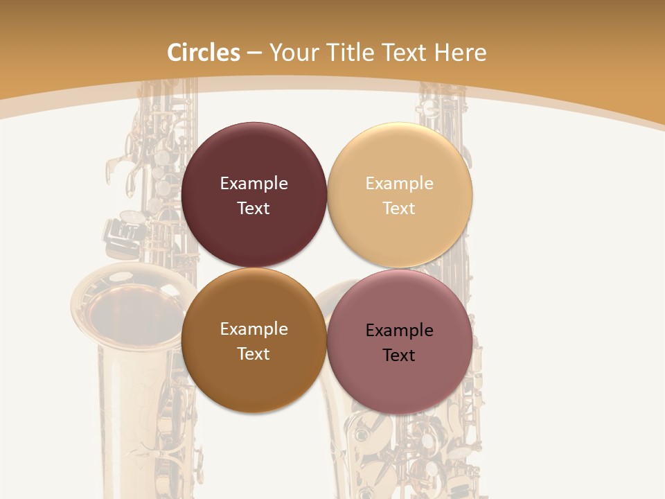 Saxophone PowerPoint Template