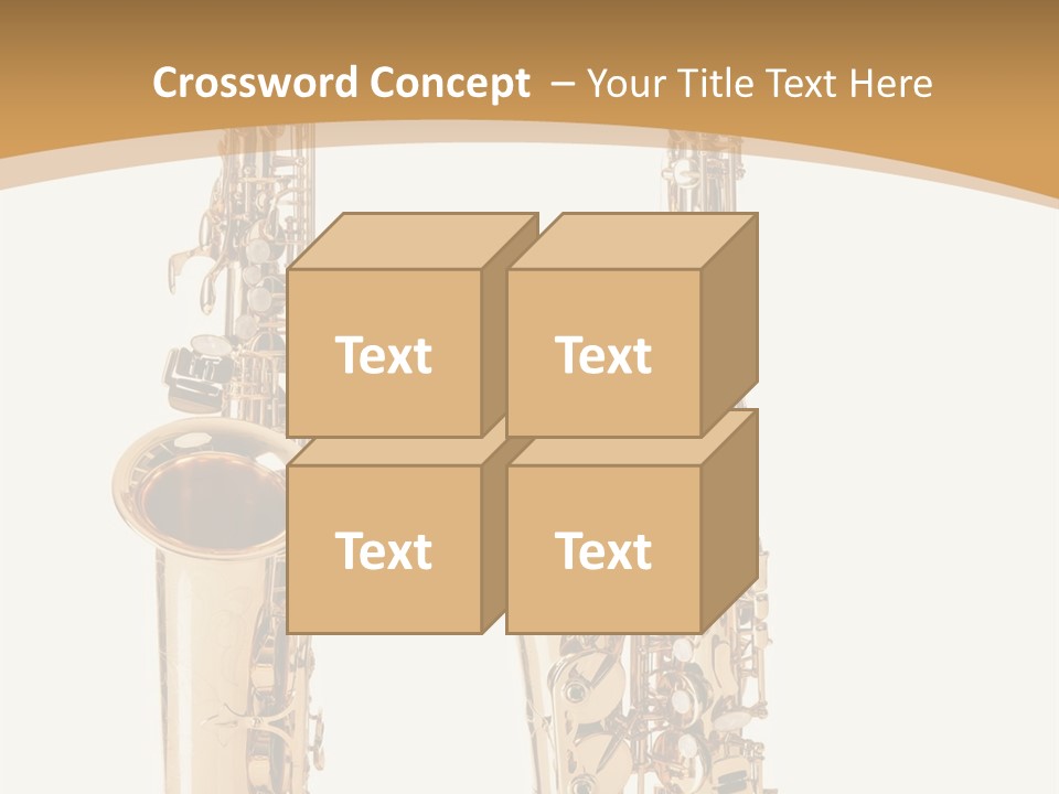Saxophone PowerPoint Template