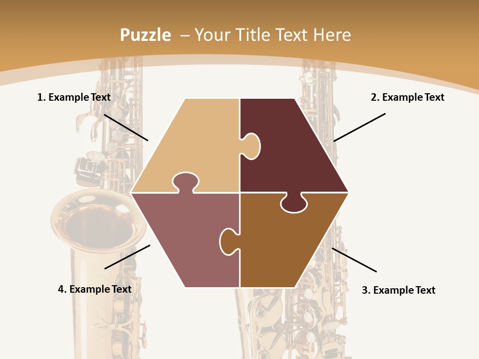 Saxophone PowerPoint Template