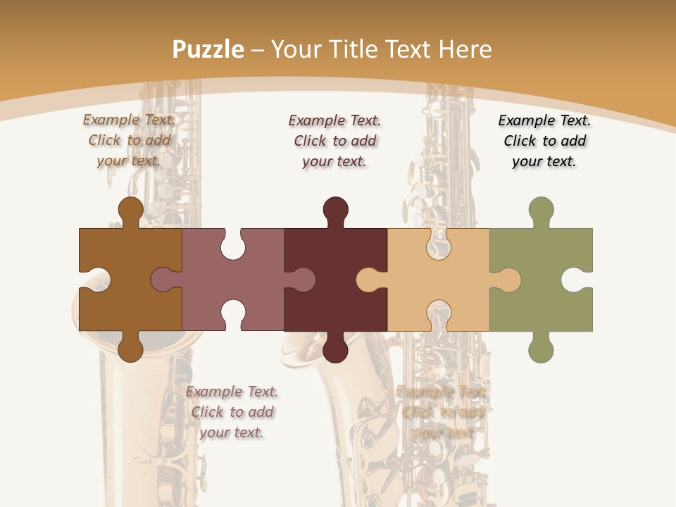 Saxophone PowerPoint Template