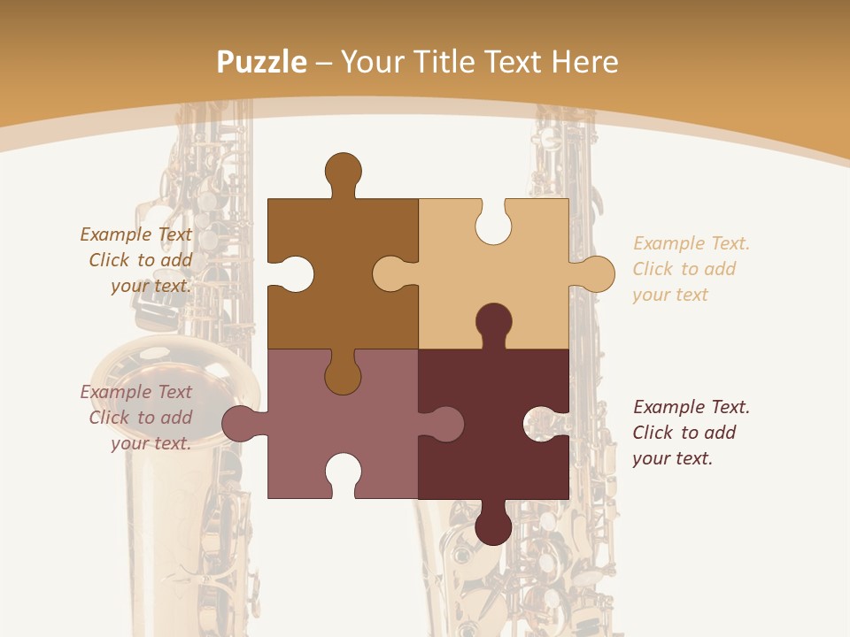 Saxophone PowerPoint Template