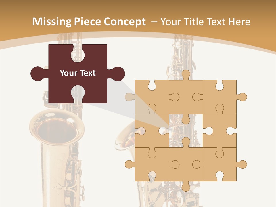 Saxophone PowerPoint Template