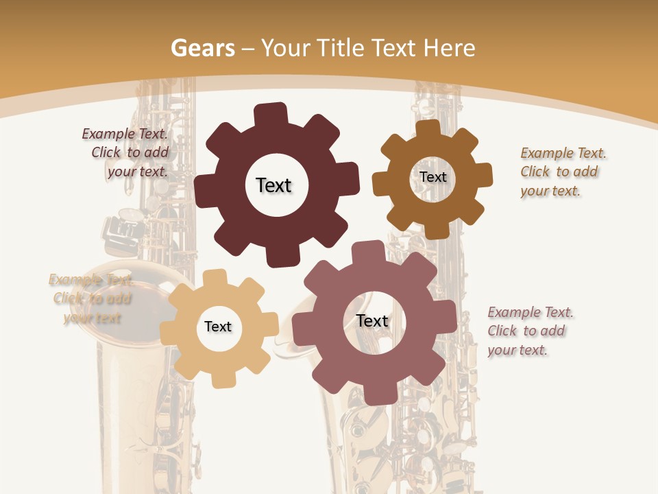 Saxophone PowerPoint Template