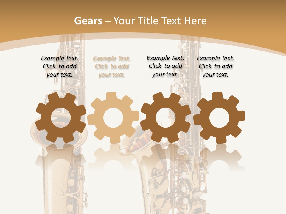 Saxophone PowerPoint Template