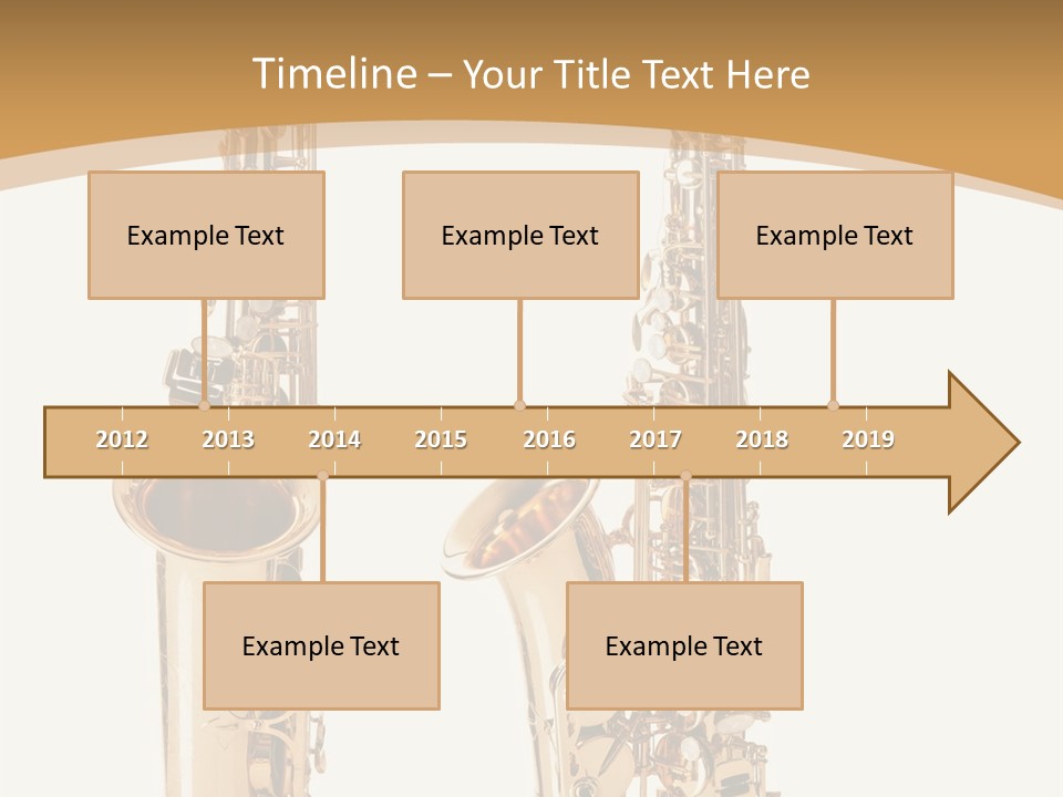 Saxophone PowerPoint Template
