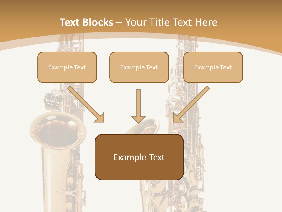 Saxophone PowerPoint Template