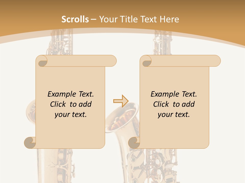 Saxophone PowerPoint Template
